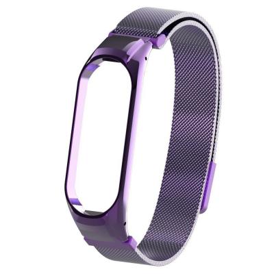 Сетчатый браслет Metal Mesh для Xiaomi Mi Band 4 Violet (Фиолетовый)