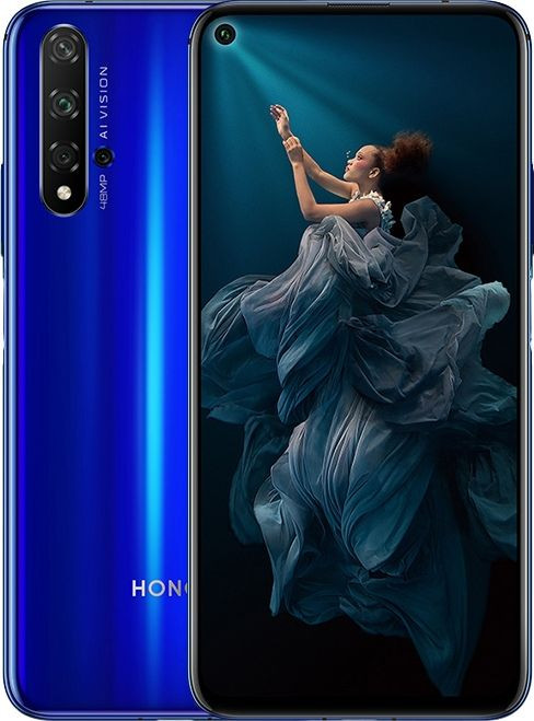 Смартфон Honor 20 6/128GB Sapphire Blue (Голубой сапфир)