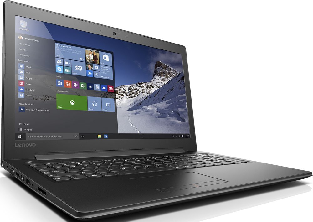 Ноутбук Lenovo IdeaPad 310-15IKB ( Intel Core i5 7200U/4Gb/500Gb HDD/Intel HD Graphics 620/15,6"/1366x768/Нет/Без OS) Черный