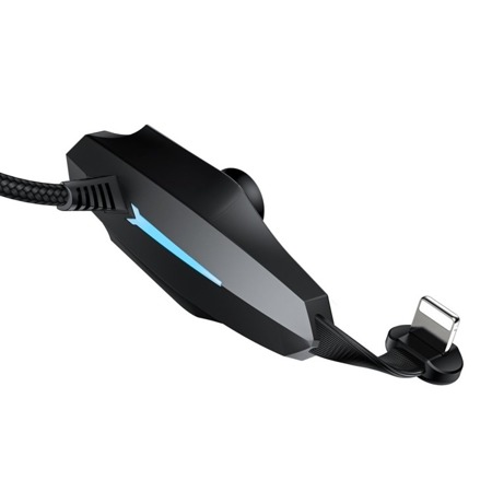 Кабель Lightning Baseus CALXA-A01 Colorful Suction Mobile Game Data Cable USB For iP 2.4A 1,2м Black (Черный)