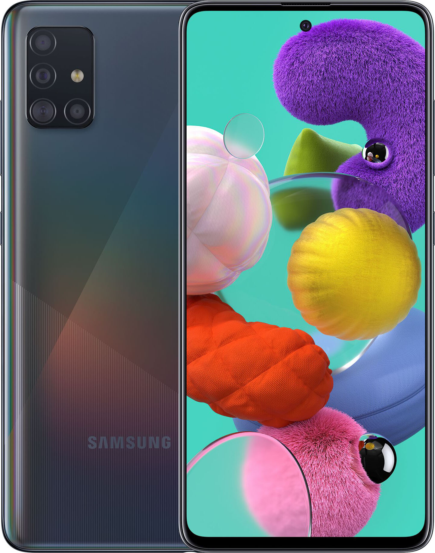 Смартфон Samsung Galaxy A51 8/256GB Global Prism Crush Black (Черный)