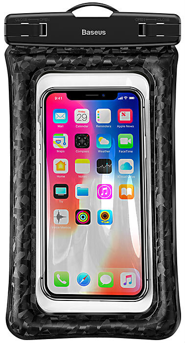 Водонепроницаемый чехол Baseus Air cushion Waterproof bag для Apple iPhone X/Xs Black (Черный)
