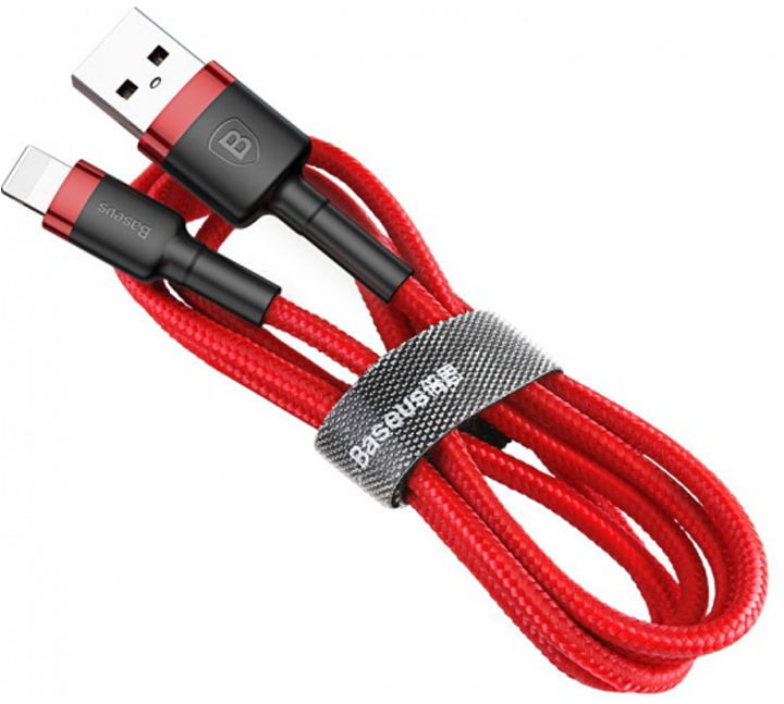 Кабель Lightning Baseus CALKLF-G09 Cafule special edition USB - Lightning 1м Red (Красный)