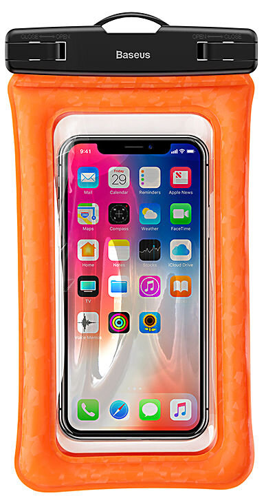 Водонепроницаемый чехол Baseus Air cushion Waterproof bag для Apple iPhone X/Xs Orange (Оранжевый)