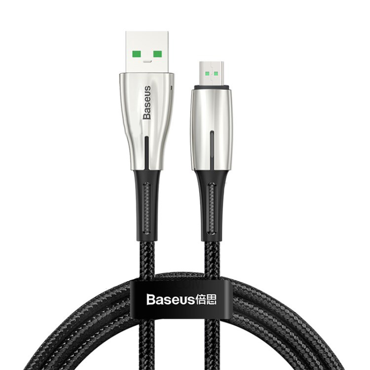 Кабель Micro USB Baseus CAMRD-C01 Waterdrop Cable USB For Micro 4A 2м Black (Черный)