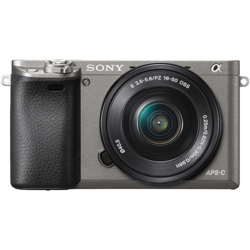 Беззеркальный фотоаппарат со сменной оптикой Sony Alpha ILCE-6000 Kit Серый