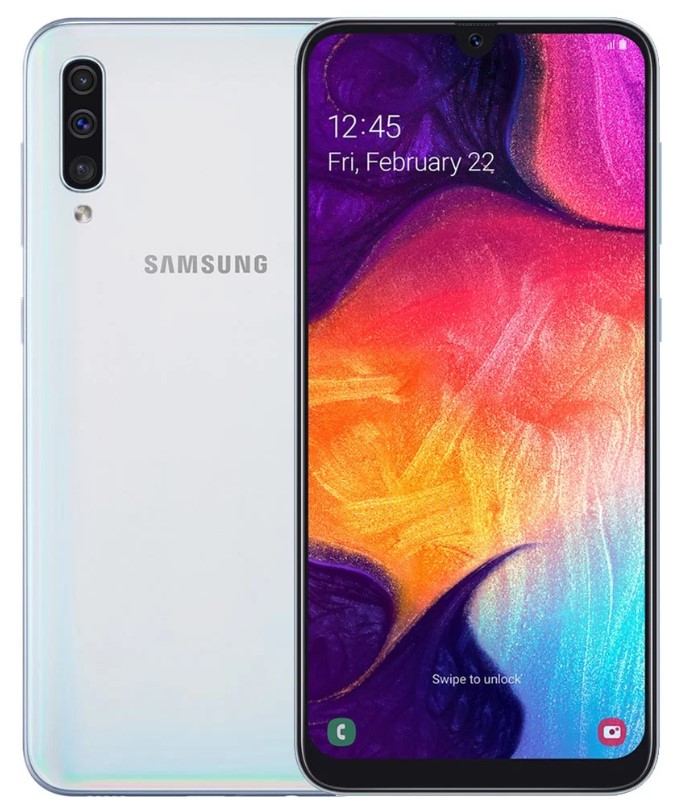 Смартфон Samsung Galaxy A50 64GB White (Белый)