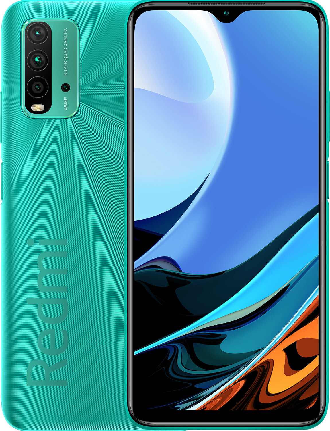 Смартфон Xiaomi Redmi 9T 4/64GB Ocean Green (Зеленый)