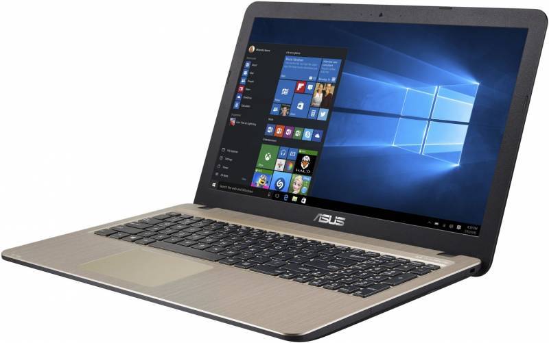 Ноутбук Asus R540SA-XX052T ( Intel Celeron N3050/4Gb/500Gb HDD/Intel HD Graphics 405/15,6"/1366x768/Нет/Без OS) Темно-серый