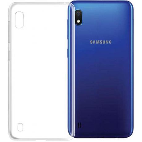 Силиконовая накладка Silicon для Samsung Galaxy A10 Прозрачный