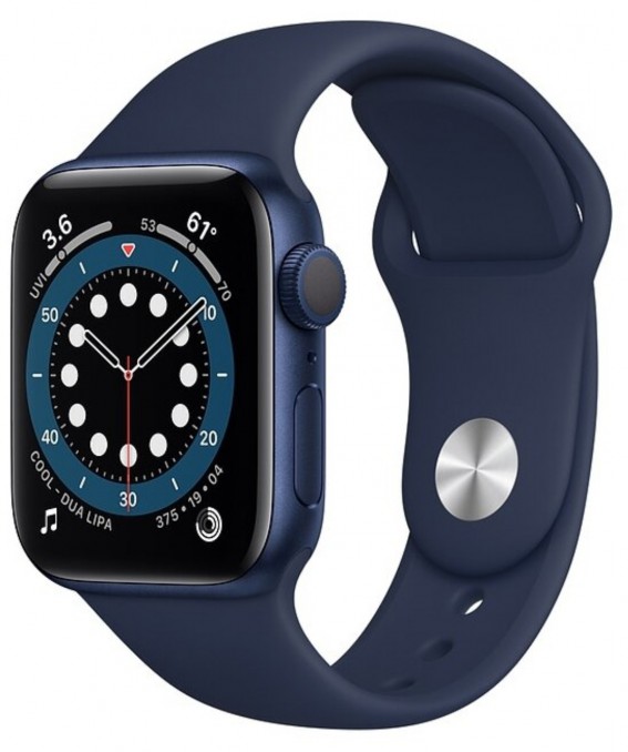 Умные часы Apple Watch Series 6 GPS 40mm Aluminum Case with Sport Band Blue (Синий/темный ультрамарин)