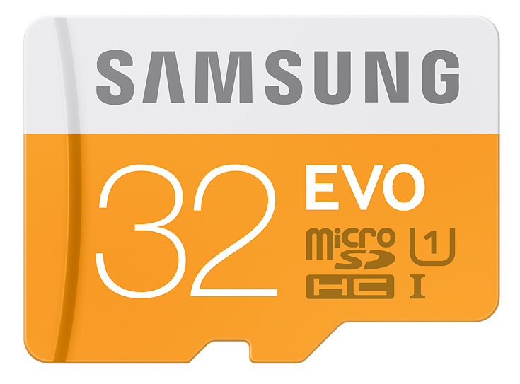 Карта памяти Samsung Micro SDHC EVO 32GB Class 10 Без переходника (MB-MP32D/EU)