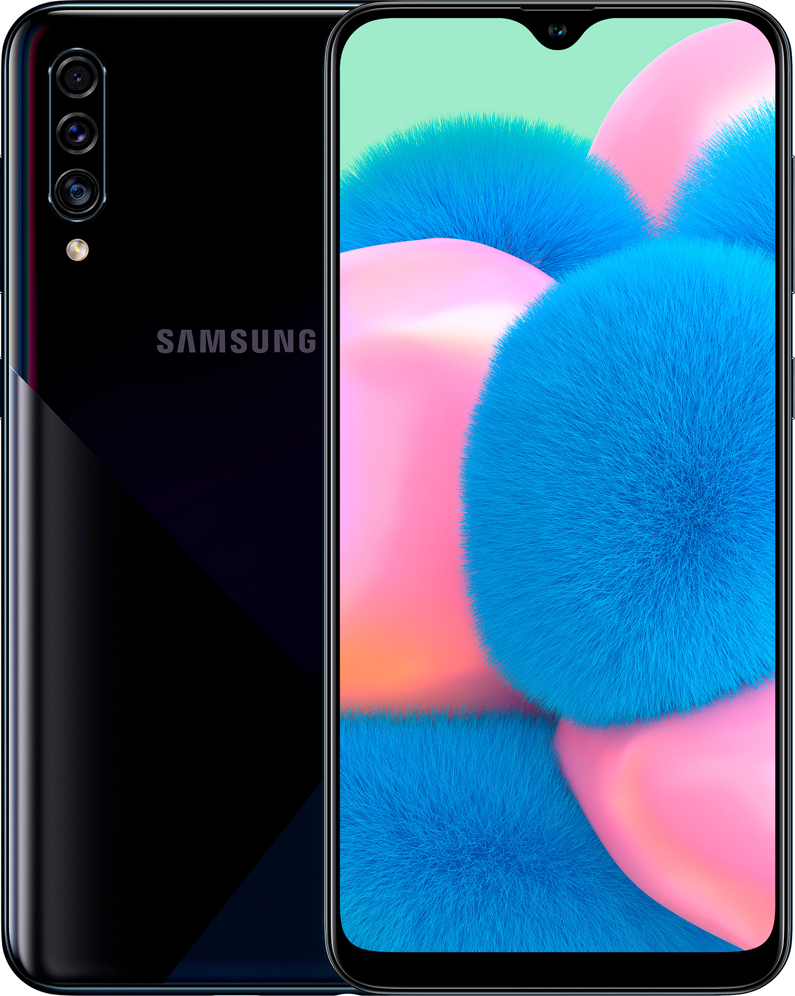 Смартфон Samsung Galaxy A30s 4/128GB Prism Crush Black (Черный)
