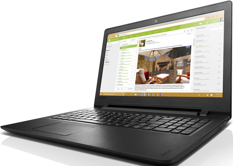 Ноутбук Lenovo IdeaPad 110-15ACL ( AMD E1 7010/4Gb/500Gb HDD/AMD Radeon R2/15,6"/1366x768/Нет/Windows 10) Черный