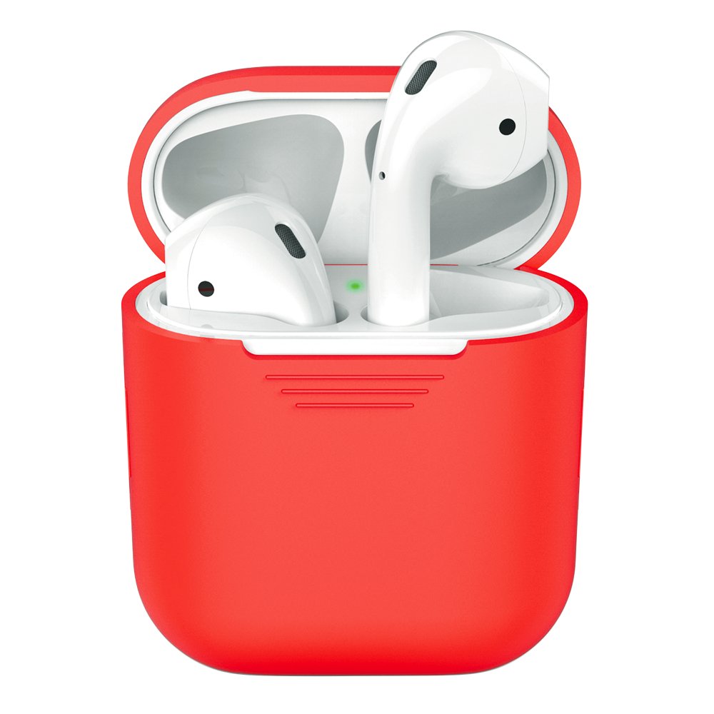 Силиконовый чехол для Apple AirPods Красный