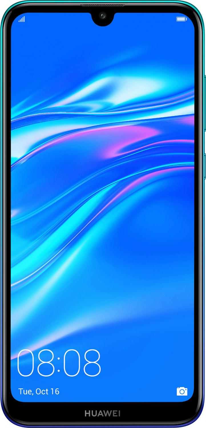 Смартфон Huawei Y7 (2019) 32GB Aurora Blue (Синий)