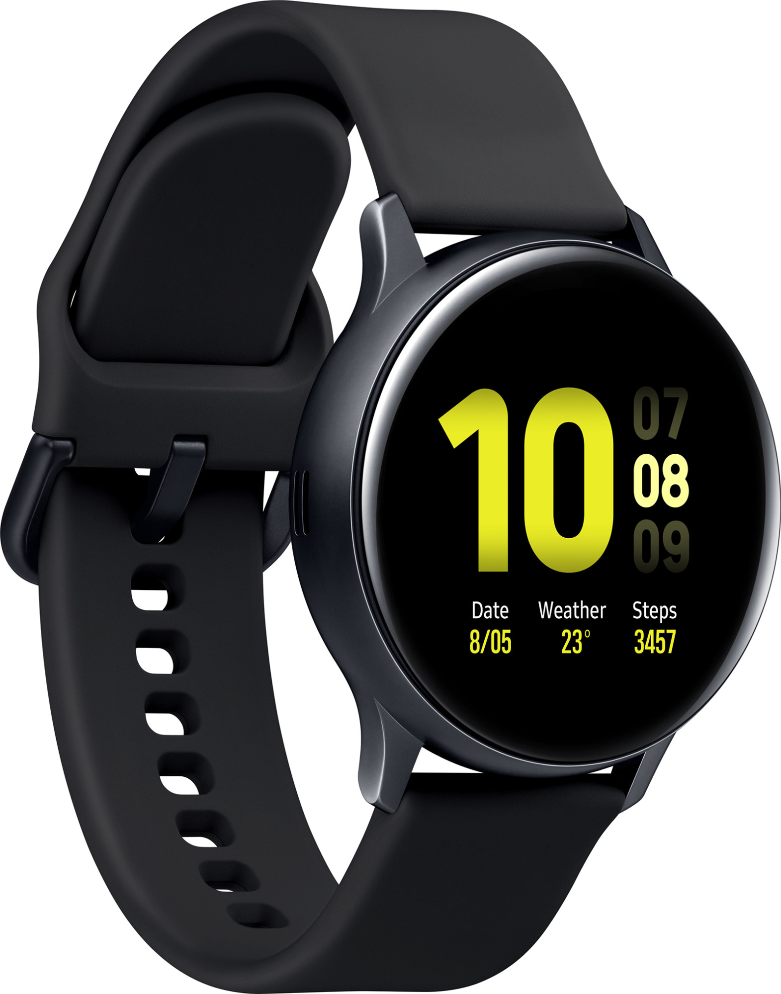 Умные часы Samsung Galaxy Watch Active2 Алюминий, 44mm Лакрица
