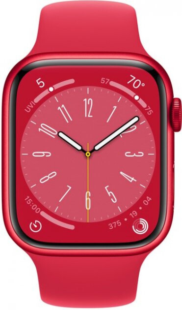 Умные часы Apple Watch Series 8, 41mm Global (PRODUCT)RED Sport Band