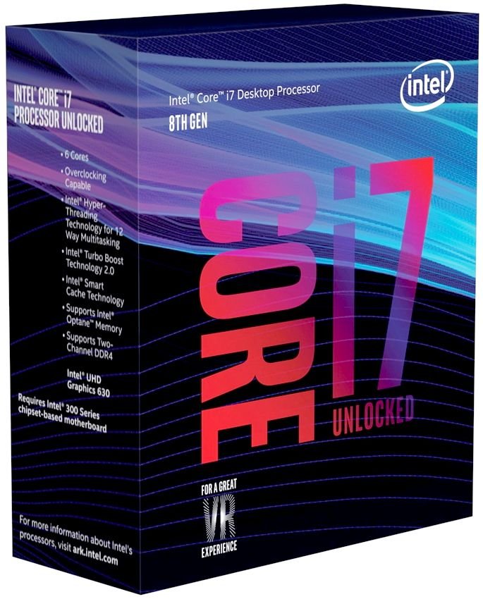 Процессор Intel Core i7 8700K LGA 1151v2 BOX (BX80684I78700K S R3QR)