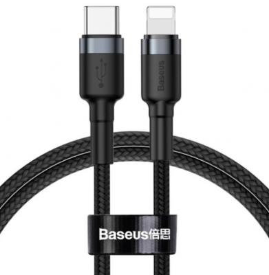 Кабель Baseus Cafule USB Type-C - Lightning (CATLKLF-G1) 1 м Black (Черный)
