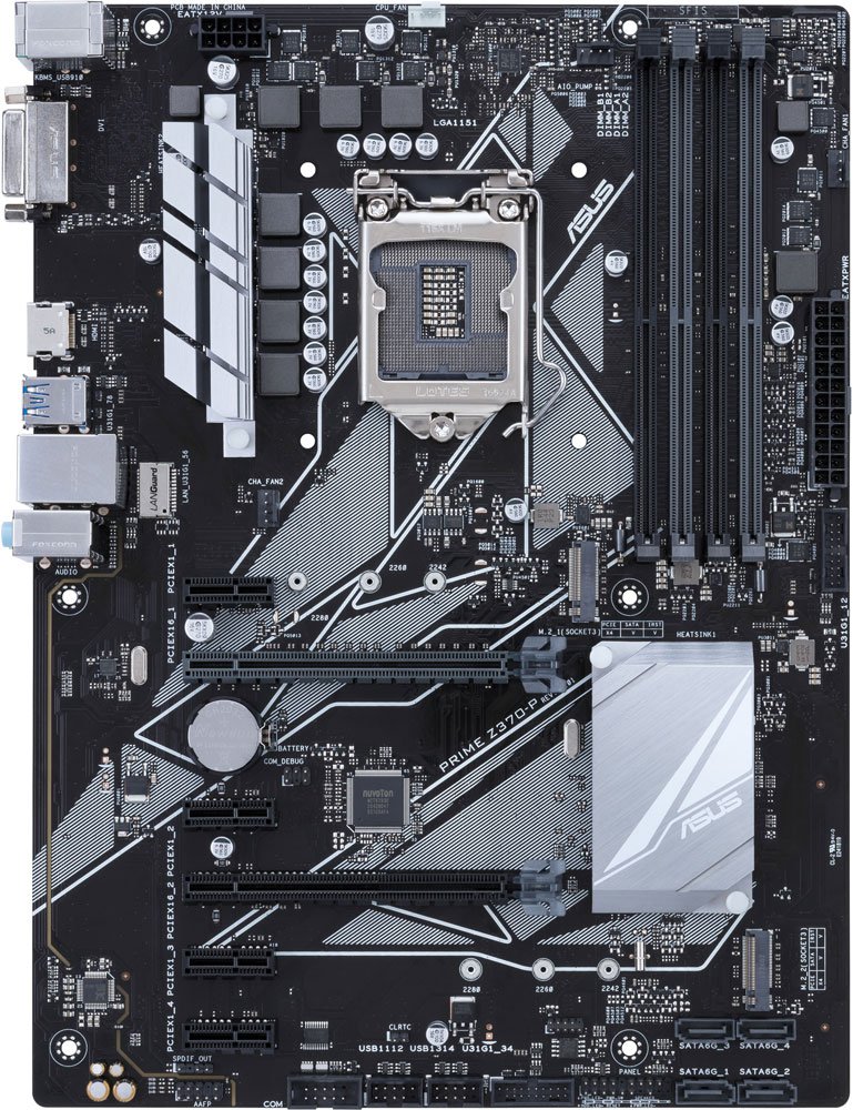 Материнская плата Asus PRIME Z370-P, ATX, Retail