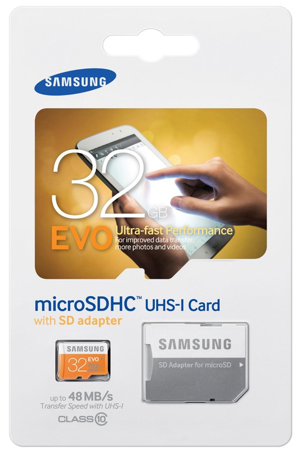 Карта памяти Samsung Micro SDHC EVO 32GB Class 10 Переходник в комплекте (MB-MP32D)