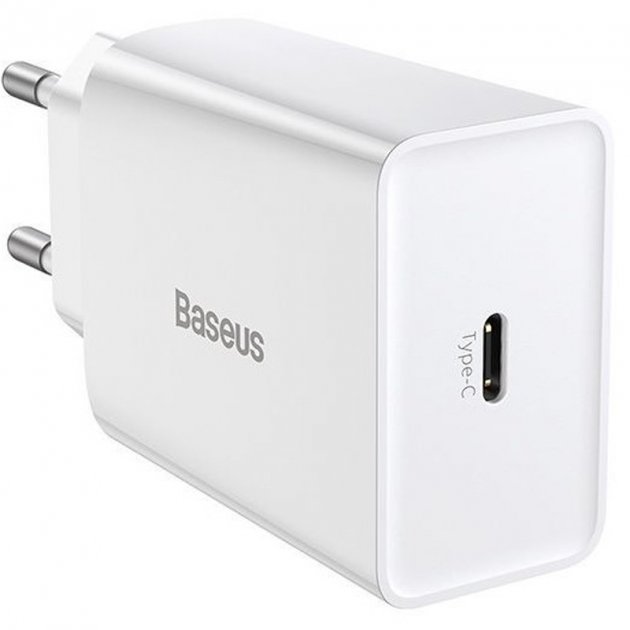 Сетевая зарядка Baseus Speed Mini Quick Charger 1C 20W EU (CCFS-SN02) White (Белый)