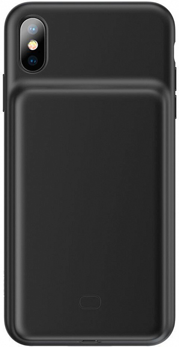 Чехол-аккумулятор Baseus Liquid Silicone Smart 3900 mAh для Apple iPhone X/Xs Black (Черный)