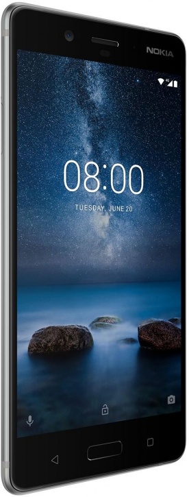 Смартфон Nokia 8 Dual Sim 64GB Серебристый