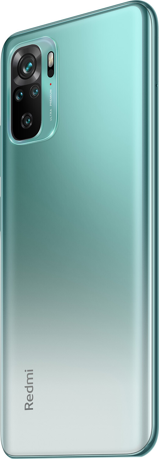 Смартфон Xiaomi Redmi Note 10 4/128GB Aqua Green (Лазурное озеро)