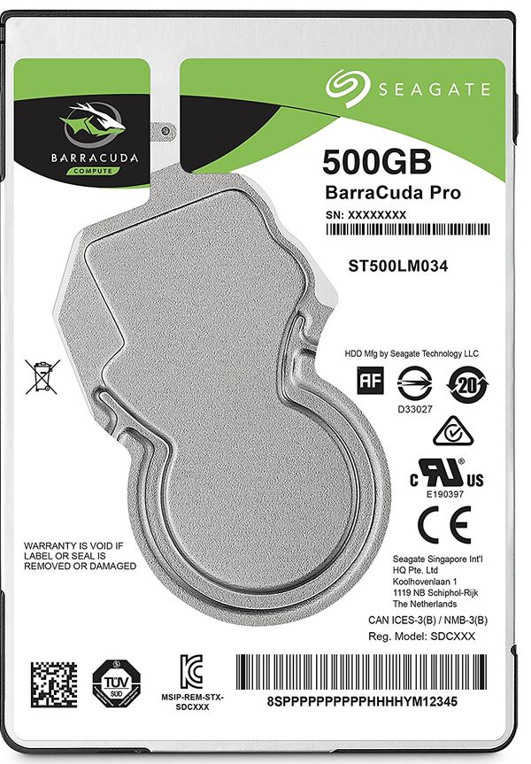 Жесткий диск Seagate ST500LM034, 500Gb, 2.5", SATA III, HDD (ST500LM034)