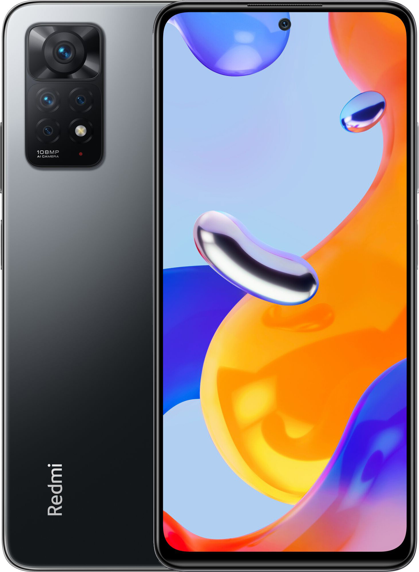 Смартфон Xiaomi Redmi Note 11 Pro 4G 6/64GB (без NFC) Global Graphite Gray  (Серый графит)