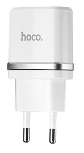 Сетевая зарядка Hoco C11 + Кабель Micro USB White (Белый)
