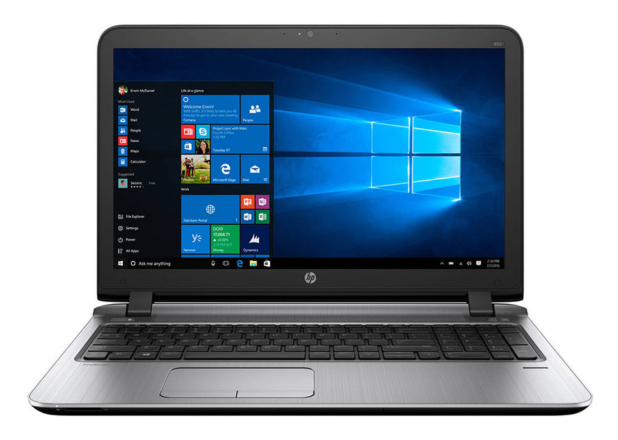 Ноутбук HP ProBook 455 G3 ( AMD A10 8700/4Gb/500Gb HDD/AMD Radeon R6/15,6"/1366x768/DVD-RW/Windows 7 Professional) Черный