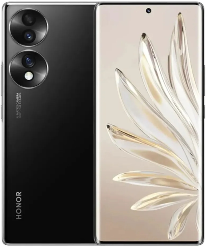 Смартфон Honor 70 5G 8/256GB RU Midnight Black (Полночный черный)