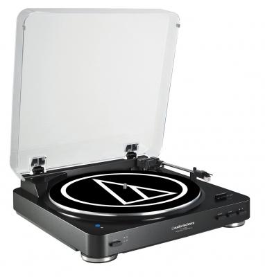 Виниловый проигрыватель Audio-Technica AT-LP60BT Black