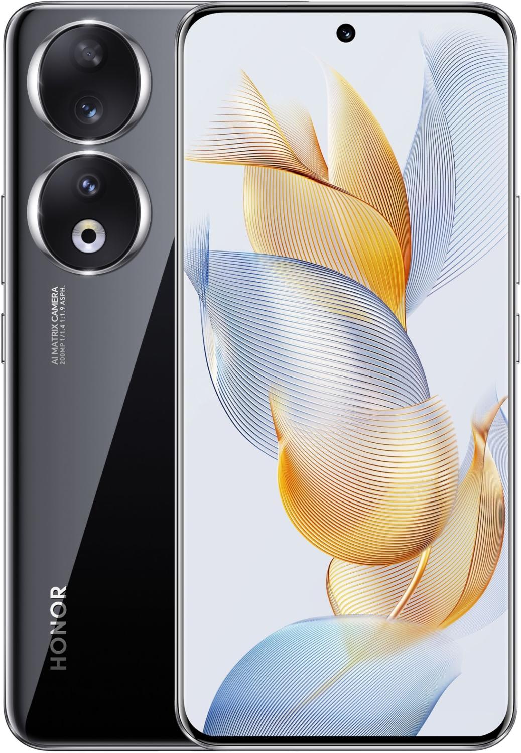 Смартфон Honor 90 8/256GB RU Midnight Black (Полуночно-черный)