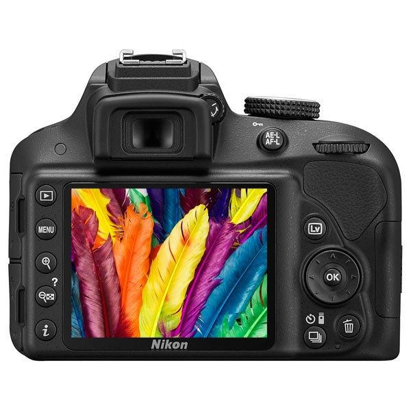 Зеркальный фотоаппарат Nikon D3300 + Kit (AF-S DX 18-55 mm f/3.5-5.6G VR II) Черный