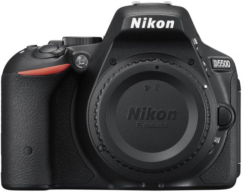 Зеркальный фотоаппарат Nikon D5500 Body Черный