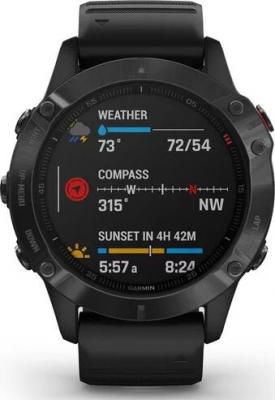 Умные часы Garmin Fenix 6 Pro Black (Черный)