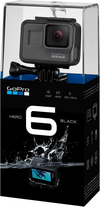 Экшн-камера GoPro HERO 6 Черный