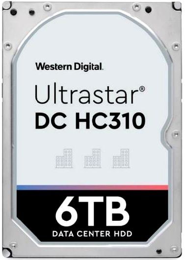 Жесткий диск HGST Ultrastar DC HC310, 6Tb, 3.5", SATA III, HDD (HUS726T6TALE6L4)
