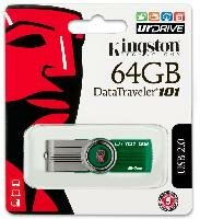 USB-������ Kingston 64GB USB 2.0 Data Traveler 101 (DT101G2/64GB)