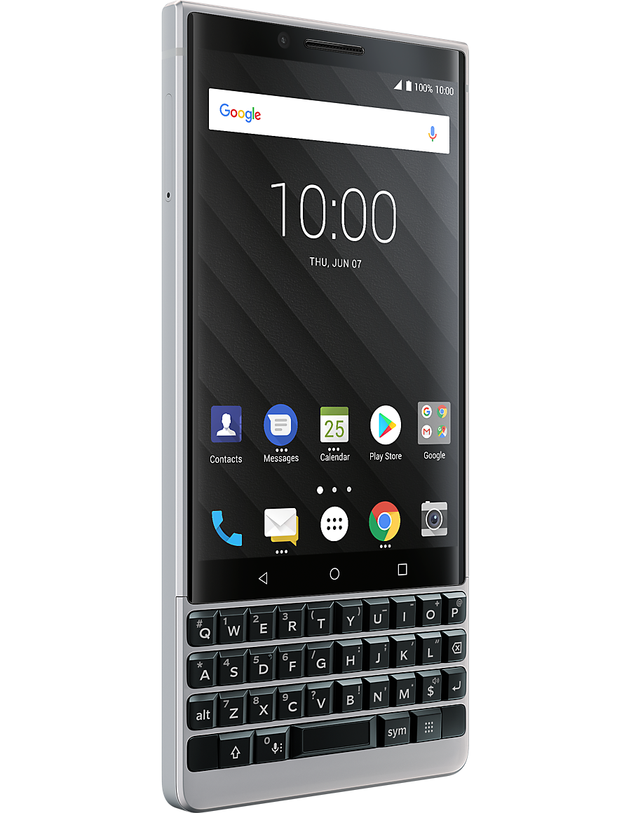 Смартфон BlackBerry KEY2 Dual Sim 64GB Серебристый