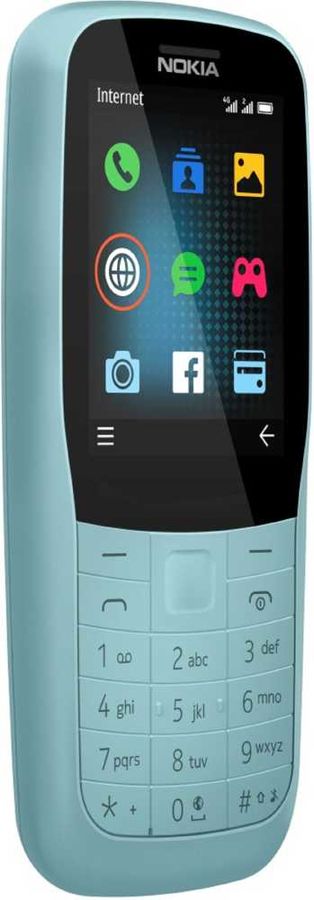 Мобильный телефон Nokia 220 4G Dual Sim Blue (Бирюзовый)