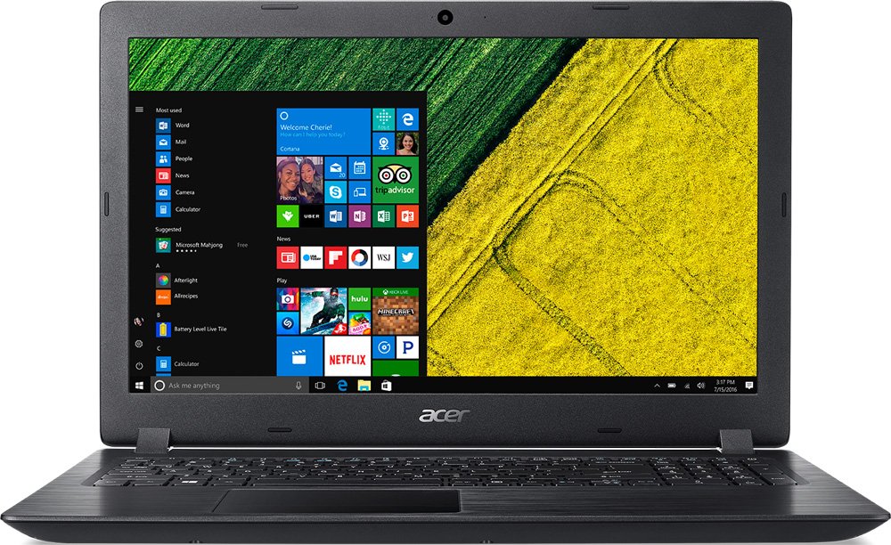Ноутбук Acer Aspire A315-21G-997L ( AMD A9 9420e/4Gb/500Gb HDD/AMD Radeon 520/15,6"/1366x768/Нет/Linux) Черный