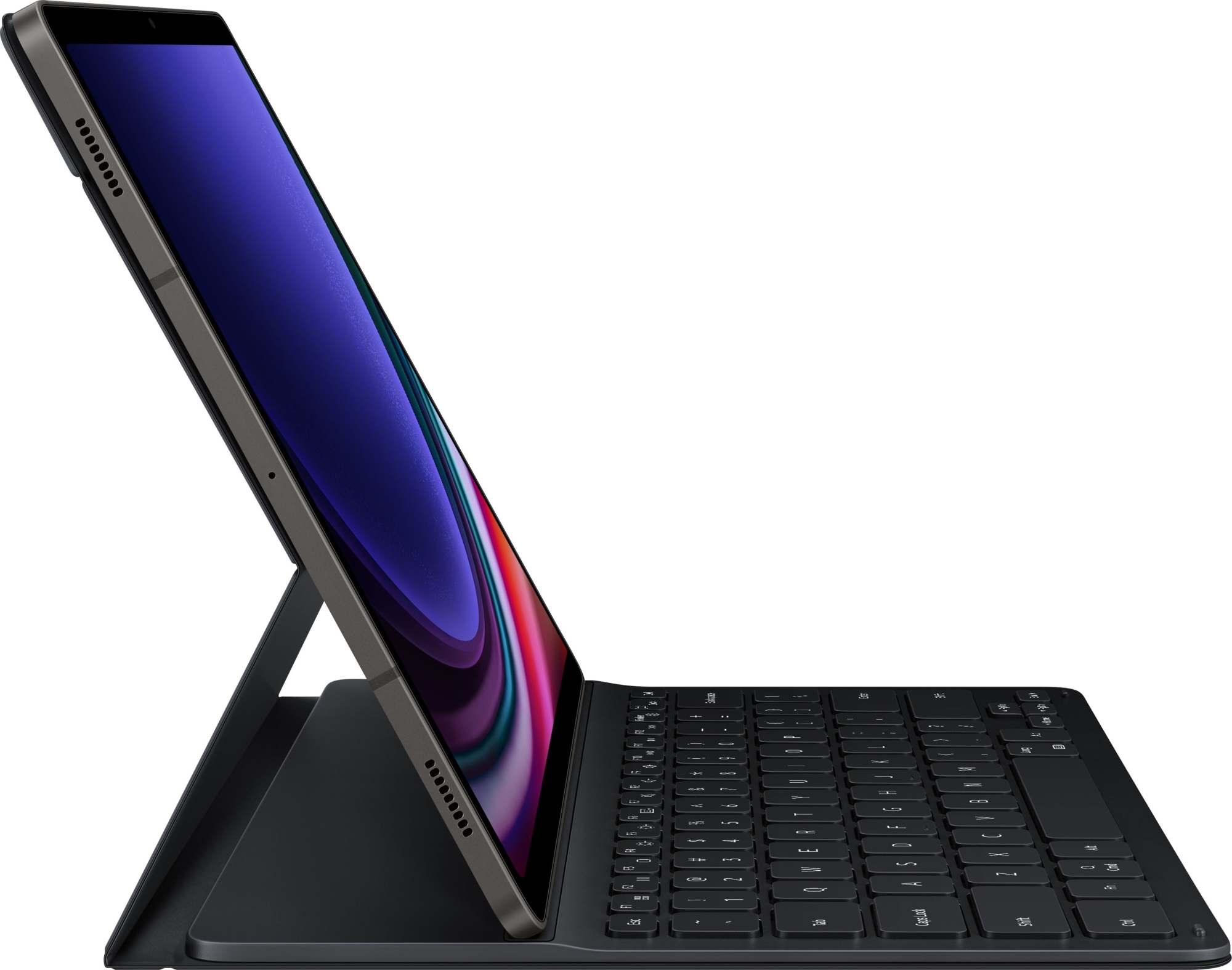 Чехол-клавиатура с тачпадом Samsung Book Cover Keyboard для Galaxy Tab S9 . S9 FE Черный