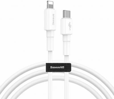 Кабель Baseus Mini White USB Type-C - Lightning (CATLSW-02), 1м White (Белый)