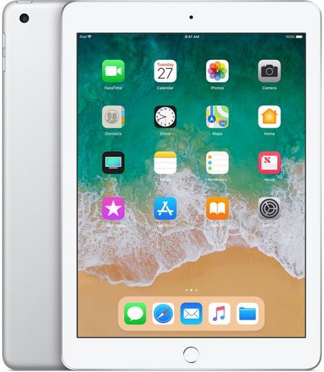 Планшет Apple iPad 9.7 (2018) Wi-Fi 128GB Серебристый