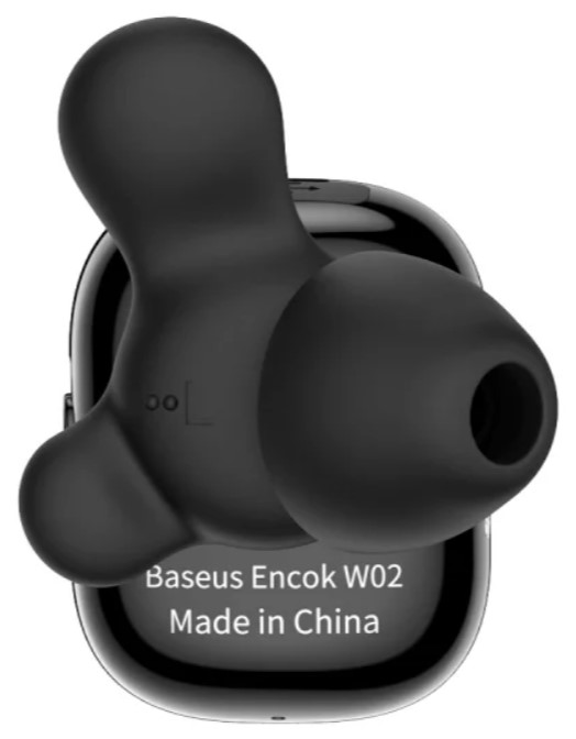 Беспроводные наушники Baseus W02 Encok Black (Черный)